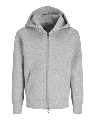 Jack & Jones Junior - JCOLegacy Skuba Sweat Zip Hoodie - Light Grey Melange